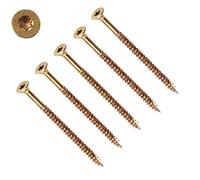 TERF® High Performance Multi Purpose Screw 6.0 X 120mm Torx Drive Flat Countersunk Head Wood Screws 6.0mm X 120mm For Hardwood Decking MDF Plastic and Sheet Metal - Pack of 25