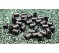 TERF® High Quality Black PVC Screws Thread Stud End Protective Cap Cover M10 (10mm) X 17mm Screw Thread Stud Pipe Bolt End Protector PVC Safety Cap Cover - Pack of 10