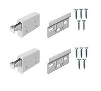 TERF® Kitchen Cabinet Universal Hanging Bracket with Wall Mounting Cupboard Cabinet Hanger Plate 63mm Including Fixing Screw - Pack of 2