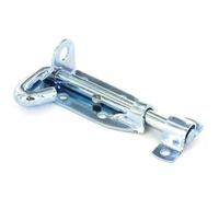 TERF® Light Padlock Bolt Zinc 200mm (8 inch) Pad Bolt Silver for Use with Gates Sheds Garage Doors Lock and Out House Doors Zinc - 200mm