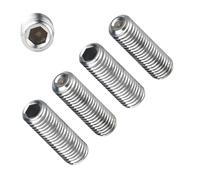 TERF® M10 X 35mm Allen Head Hex Socket Grub Screws Cup Point Stainless Steel A2 (304) Grub Screw M10 (10mm) X 35mm Allen Key Internal Hexagonal Socket Bolts - Pack of 10