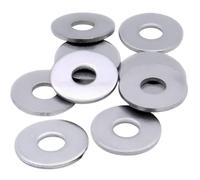 TERF® M16 X 48mm X 3mm Form G Washer M16 (16mm) ID X 48mm OD X 3mm Thickness Stainless Steel A2 (304) Heavy Duty Penny Mudguard Repair Timber Flat Washers - Pack of 4