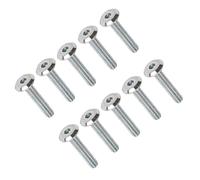 TERF® M6 X 40mm Joint Connector Bolts M6 (6mm) X 40mm Barrel Bolts Hex Allen Key Socket Flat Head Furniture Joint Connector Bolt - Pack of 10