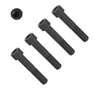 TERF® M8 X 130mm Hex Socket Cap Head Machine Screws Self Colour Black High Tensile Grade 12.9 Machine Screw M8 (8mm) X 130mm Allen Key Hexagonal Socket cap Bolts - Pack of 5