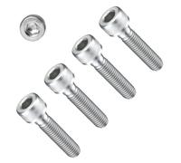 TERF® M8 X 30mm Hex Socket Cap Head Machine Screws Stainless Steel A2 (304) Machine Screw M8 (8mm) X 30mm Allen Key Hexagonal Socket Cap Bolts - Pack of 10