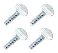 TERF® M8 X 30mm Thumb Screw Wing Bolt M8 (8mm) X 30mm Steel Spade Head No Shoulder Thumb Screw Bolts - Pack of 4