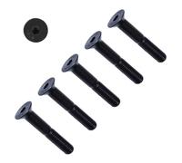 TERF® M8 X 45mm Hex Socket Countersunk Black Machine Screw M8 (8mm) X 45mm Allen Key Bolts Hexagonal Socket Countersunk Machine Screws - Pack of 10