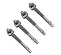 TERF® M8 X 50mm Through Bolts M8 (8mm) X 50mm Stainless Steel A2 (304) Wall Anchor Through Bolt Anti-Rust Anti-Corrosion and Water Resistant - 4 Pcs