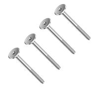 TERF® M8 X 80mm Joint Connector Bolts M8 (8mm) X 80mm Barrel Bolts Hex Allen Key Socket Flat Head Furniture Joint Connector Bolt - Pack of 4