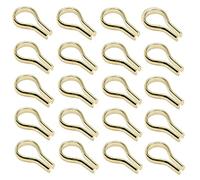 TERF® Traditional Banjo Style Electro Brass Bookcase Furniture Shelf Support Stud for Kitchen Cabinet Wardrobe Bookcase - Pack of 20