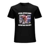 Terick Bikery Special Officer Doofy T Shirt Gift Tee for Men Black XL