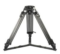TERIS TS-1610CF Professional Carbon Fiber Tripod Stand, 100mm Bowl, 50kg Max Load, 16mm Leg Diameter, 520-1610mm Height Range, 3.8kg Weight