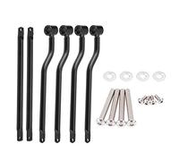 Terisass Saddlebag Support Bars - Stainless Steel Brackets for Black Motorbike Pannier Bag Support - & MT07 Saddle Bag Brackets