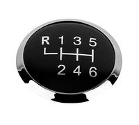 Terisass Shift Knob Stick Cover Car 6 Speed Gear Emblem Badge Cap Trim for T5 T5.1 for t5.1 knob Cap t5 Shift knob 6 Speed+Gear knob Badge+ 6 Speed Gear knob Cap+ 6 Speed Gear knob Cap +vw t5