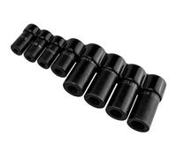 Terki 8 Pcs Tap Sockets Set, 1/4" & 3/8" Drive Tapping Socket Wrench Kit Taps Sockets Adapter for Automotive Home Repairs Threading Tasks