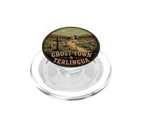 Terlingua Ghost and Town Vintage Art Design PopSockets PopGrip for MagSafe