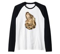 Terlingua Texas Ghost Town Raglan Baseball Tee