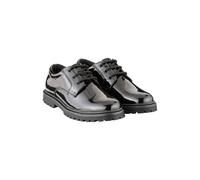 Term Footwear Women's Bailey Patent lace Up Brogue in Black | Size: 5.5 Term Footwear Black 5.5