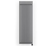 Terma 230V 1.5Kw Modern Grey Smart Vertical Oil-Filled Radiator (H) 2000mm X (W) 590mm