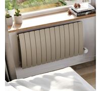 Terma 230V 1.5Kw Quartz Mocha Smart Horizontal Oil-Filled Radiator (H) 590mm X (W) 1040mm