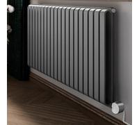 Terma 230V 1.5Kw Salt N Pepper Smart Horizontal Oil-Filled Radiator