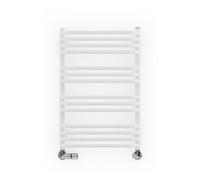 Terma Alex White Electric & Gas Towel Warmer (W)500mm X (H)760mm