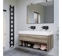 Terma Easy Black Electric & Gas Flat Towel Warmer (W)200mm X (H)1600mm