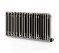 Terma Electric Radiator, Steel, Clear Lacquer, 600h x 1194w (mm) [1.5kw]
