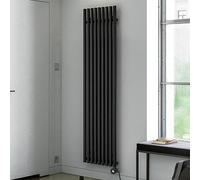 Terma Electric Radiator, Steel, Heban Black, 1800h x 480w (mm) [1kw]