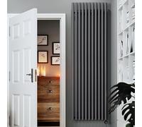 Terma Electric Radiator (Wifi), Rolo Room E, 2000h x 590w(mm), 1.5 kw, Modern Grey