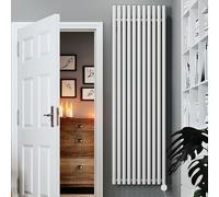 Terma Electric Radiator, Steel, White RAL 9016, 2000h x 590w (mm) [1.5kw]