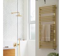 Terma Electric Towel Rail Alex One (Internalised Element) 1140H X 500W(mm) Brass 600W