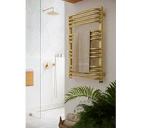 Terma Electric Towel Rail Alex One (Internalised Element) 760H X 500W(mm) Brass 400W