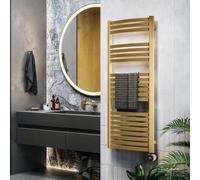 Terma Electric Towel Rail Dexter E (Wi-Fi) 1220H X 500W(mm) Brass 600W