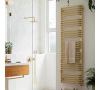 Terma Electric Towel Rail, Steel, Brass, 1580h x 500w