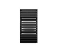Terma Electric Towel Rail (Hidden Element), Quadrus Bold One, 870h x 450w(mm), 600 watts, Metallic Black