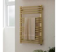 Terma Alex One Brass Effect Electric Flat Towel Warmer (W)500mm X (H)760mm