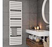 Terma Electric Towel Rail, Warp T One, 1695h x 500w(mm), 800 watts, Matt White (RAL 9016)