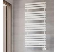 Terma Electric Towel Rail, Steel, White RAL 9016, 1085h x 520w