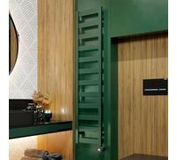 Terma Electric Towel Rail (Wifi), Vivo E, 1390h x 300w(mm), 400 watts, RAL 6028 (Matt) Green