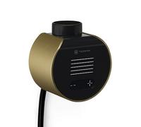 Terma Heating Element Veo Wi-Fi Element Controller, Brass Clamshell, Black Fascia (Supplied With Uk Plug Pre Fitted)