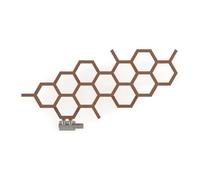Terma Hex Copper Horizontal Designer 1081Btu Radiator, (W)1126mm X (H)502mm