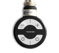 Terma MOA Black Thermostatic Electric Element for Heated Towel Rail Radiator All WATTS, UK Conversion kit with Timer (200W)