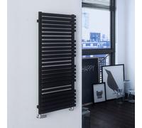 Terma Quadrus Bold Metallic Black Towel Warmer (W)450mm X (H)1185mm