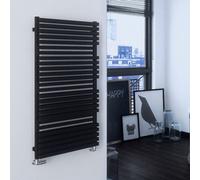Terma Quadrus Bold Metallic Black Towel Warmer (W)600mm X (H)1185mm