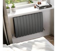 Terma Radiator Bergamo, 590H X 800W (mm), (10 Sections), Graphite