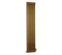 Terma Radiator (Cen./Heating), Steel, Brass Lacquer, 1800h x 339w (mm) 3 Columns deep [4010 BTUs t50]