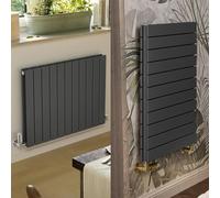 Terma Radiator (Cen./Heating), Steel, Metallic Grey, 600h x 810w (mm) Double Panel [2905 BTUs t50]