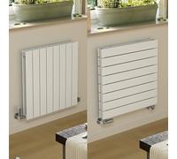 Terma Radiator (Cen./Heating), Steel, White RAL 9016, 600h x 588w (mm) Double Panel [2111 BTUs t50]