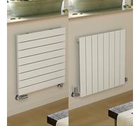 Terma Radiator (Cen./Heating), Steel, White RAL 9016, 600h x 588w (mm) Single Panel [1384 BTUs t50]